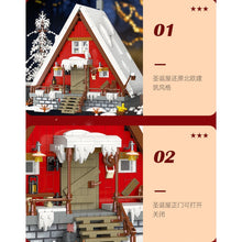 Load image into Gallery viewer, 2355PCS MOC Merry Christmas Santa Gingerbread House Light Model Toy Building Block Brick Gift Kids DIY Set New Compatible Lego