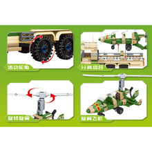 Load image into Gallery viewer, 364PCS MOC Military Assault Rotorcraft Truck Model Toy Building Block Brick Gift Kids DIY Set New Compatible Lego