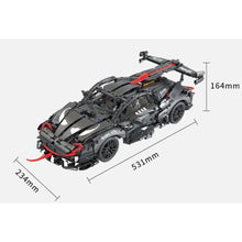 Load image into Gallery viewer, 2203PCS MOC Tecchnic Speed Static Black Venom GTR Super Racing Sports Car Model Toy Building Block Brick Gift Kids DIY Set New 1:10 Compatible Lego
