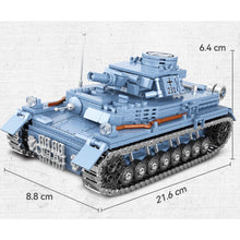 Load image into Gallery viewer, 869PCS MOC Military Panzer IV Medium Tank Figure Model Toy Building Block Brick Gift Kids DIY Set New 1:35