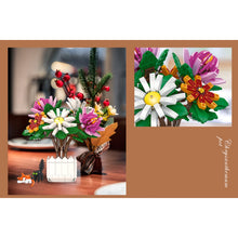 Load image into Gallery viewer, 900PCS MOC Chrysanthemum Flower Bonsai Model Toy Building Block Brick Gift Kids DIY Set New Display Decorate Compatible Lego