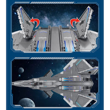 Load image into Gallery viewer, 1226PCS MOC Military Star Space Plane Aircraft Model Toy Building Block Brick Gift Kids DIY Set New Display Stand Compatible Lego