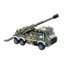 Load image into Gallery viewer, 404PCS MOC Military 155mm Artillery Vehicle Figure Model Toy Building Block Brick Gift Kids DIY Set New Compatible Lego