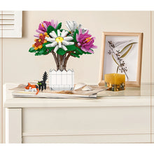 Load image into Gallery viewer, 900PCS MOC Chrysanthemum Flower Bonsai Model Toy Building Block Brick Gift Kids DIY Set New Display Decorate Compatible Lego