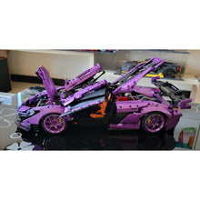 Load image into Gallery viewer, 3568PCS MOC Technic Speed Static Large Purple P1 GTR 3.8Super Racing Sports Car Model Toy Building Block Brick Gift Kids DIY Set New 1:8 Compatible Lego