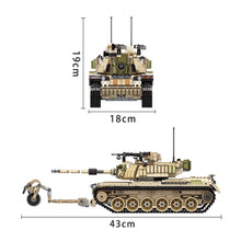 Load image into Gallery viewer, 1753PCS MOC Military 2in1 M60 Magach Main Battle Tank Figure Model Toy Building Block Brick Gift Kids DIY Set New
