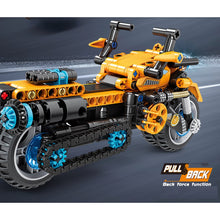 Load image into Gallery viewer, 335PCS MOC Technic Speed Pull Back Motor Bike Motorcycle Model Toy Building Block Brick Gift Kids DIY Set New Compatible Lego