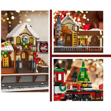 Load image into Gallery viewer, 1362PCS MOC Christmas Train Station Light Model Toy Building Block Brick Gift Kids DIY Set New Compatible Lego