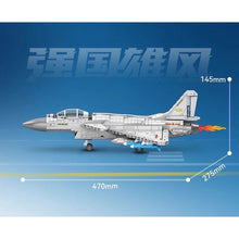 Load image into Gallery viewer, 757PCS MOC Military J10B Vigorous Dragon Air Fighter Airplane Aircraft Figure Model Toy Building Block Brick Gift Kids DIY Set New