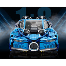 Load image into Gallery viewer, 3868PCS MOC Technic Speed Static Large W16 Blue Super Racing Sports Car Model Toy Building Block Brick Gift Kids DIY Set New 1:8 Compatible Lego