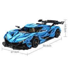 Load image into Gallery viewer, 3865PCS MOC Static Technic Speed Large Apollo IE V12 Racing Sports Car Model Toy Building Block Brick Gift Kids DIY Set New 1:8 Compatible Lego