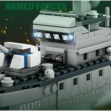 Load image into Gallery viewer, 318PCS MOC Military Wochi Class Type 081 Mine Countermeasures Ship Figure Model Toy Building Block Brick Gift Kids DIT Set New Compatible Lego