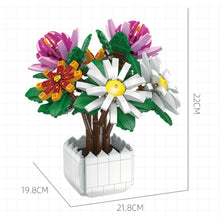 Load image into Gallery viewer, 900PCS MOC Chrysanthemum Flower Bonsai Model Toy Building Block Brick Gift Kids DIY Set New Display Decorate Compatible Lego