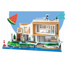 Load image into Gallery viewer, 2228PCS MOC City Street Seaside Villa House Figure Model Toy Building Block Brick Gift Kids DIY Set New Light Compatible Lego