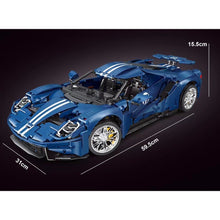 Load image into Gallery viewer, 3056PCS MOC Technic Speed Large Static Ford GT Super Racing Sports Car Model Toy Building Block Brick Gift Kids DIY Set New 1:8 Compatible Lego