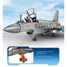Load image into Gallery viewer, 757PCS MOC Military J10B Vigorous Dragon Air Fighter Airplane Aircraft Figure Model Toy Building Block Brick Gift Kids DIY Set New