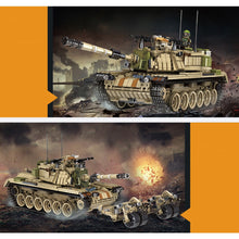 Load image into Gallery viewer, 1753PCS MOC Military 2in1 M60 Magach Main Battle Tank Figure Model Toy Building Block Brick Gift Kids DIY Set New