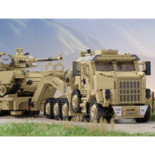 Load image into Gallery viewer, 3482PCS MOC Military M1070 Heavy Equipment Transporter Truck M1A2 Abrams Main Tank Figure Model Toy Building Block Brick Gift Kids DIY Set New Compatible Lego