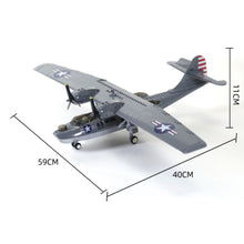 Load image into Gallery viewer, 364PCS MOC Military Consolidated PBY-5A Catalina Aircraft Airplane Model Toy Building Block Brick Gift Kids DIY Set New Compatible Lego