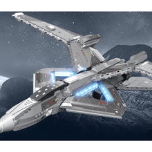 Load image into Gallery viewer, 1196PCS MOC Military Star Space Plane Aircraft Model Toy Building Block Brick Gift Kids DIY Set New Display Stand Compatible Lego