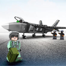 Load image into Gallery viewer, 845PCS MOC Military Chengdu J-20 Fire Fang Stealth Air Fighter Airplane Aircraft Figure Model Toy Building Block Brick Gift Kids DIY Set New