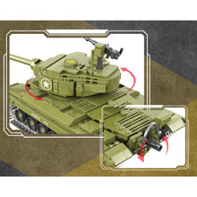 Load image into Gallery viewer, 764PCS MOC Military M26 Pershing Heavy Tank Figure Model Toy Building Block Brick Gift Kids DIY Set New 1:35