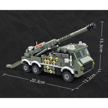 Load image into Gallery viewer, 404PCS MOC Military 155mm Artillery Vehicle Figure Model Toy Building Block Brick Gift Kids DIY Set New Compatible Lego