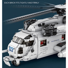 Load image into Gallery viewer, 2192PCS MOC Military Sikorsky CH-53E Super Sea Stallion Transport Helicopter Model Toy Building Block Brick Gift Kids DIY Set New