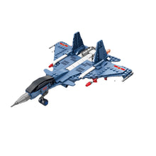 Load image into Gallery viewer, 304PCS MOC Military J-15 Flying Shark Flanker D Air Fighter Figure Model Toy Building Block Brick Gift Kids DIY Set New Compatible Lego