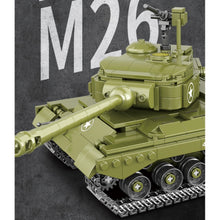 Load image into Gallery viewer, 764PCS MOC Military M26 Pershing Heavy Tank Figure Model Toy Building Block Brick Gift Kids DIY Set New 1:35