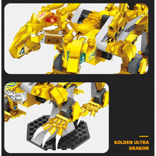 Load image into Gallery viewer, 452PCS MOC Lloyd's Legendary Golden Ultra Dragon Model Toy Building Block Brick Gift Kids DIY Set New Compatible Lego