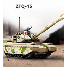 Load image into Gallery viewer, 320PCS MOC Military ZTQ-15 Main Battle Tank Figure Model Toy Building Block Brick Gift Kids DIY Set New Compatible Lego
