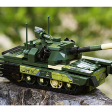 Load image into Gallery viewer, 285PCS MOC Military PT-91 Twardy Main Battle Tank Figure Model Toy Building Block Brick Gift Kids DIY Set New