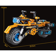 Load image into Gallery viewer, 335PCS MOC Technic Speed Pull Back Motor Bike Motorcycle Model Toy Building Block Brick Gift Kids DIY Set New Compatible Lego