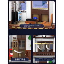Load image into Gallery viewer, 861PCS MOC City Street JP Style Canteen Restaurant Izakaya Bar House Figure Light Model Toy Building Block Brick Gift Kids DIY Set New Compatible Lego