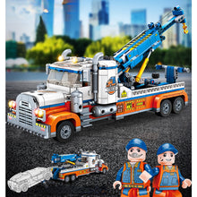 Load image into Gallery viewer, 781PCS MOC City Road Rescue Vehicle Tow Truck Figure Model Toy Building Block Brick Gift Kids DIY Set New Compatible Lego