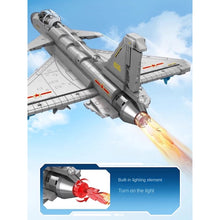Load image into Gallery viewer, 757PCS MOC Military J10B Vigorous Dragon Air Fighter Airplane Aircraft Figure Model Toy Building Block Brick Gift Kids DIY Set New