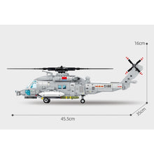 Load image into Gallery viewer, 862PCS MOC Military Harbin Z-20 Helicopter Figure Model Toy Building Block Brick Gift Kids DIY Set New