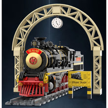 Load image into Gallery viewer, 1021PCS MOC Leader Lokomotive Steam Classic Vintage Train Model Toy Building Block Brick Gift Kids DIY Set New Compatible Lego