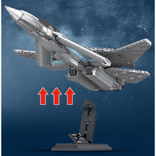 Load image into Gallery viewer, 1196PCS MOC Military Star Space Plane Aircraft Model Toy Building Block Brick Gift Kids DIY Set New Display Stand Compatible Lego