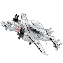 Load image into Gallery viewer, 1144PCS MOC Military E-2 Hawkeye Airborne Early Warning Aircraft Model Toy Building Block Brick Gift Kids DIY Set New