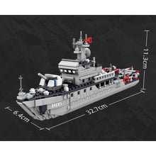 Load image into Gallery viewer, 318PCS MOC Military Wochi Class Type 081 Mine Countermeasures Ship Figure Model Toy Building Block Brick Gift Kids DIT Set New Compatible Lego