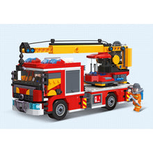 Load image into Gallery viewer, 616PCS MOC City Hook Fire Engine Truck Figure Model Toy Building Block Brick Gift Kids DIY Set New Compatible Lego