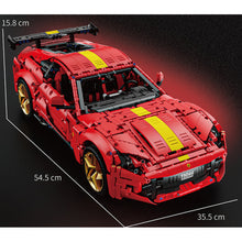 Load image into Gallery viewer, 2926PCS MOC Technic Speed Static Large Red 812 Super Racing Sports Car Model Toy Building Block Brick Gift Kids DIY Set New 1:8 Compatible Lego