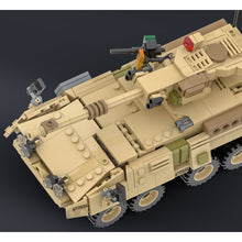 Load image into Gallery viewer, 458PCS MOC Military M1128 Stryker Armored Fighting Vehicle AFV Model Toy Building Block Brick Gift Kids DIY Set New Compatible Lego