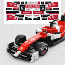 Load image into Gallery viewer, 340PCS MOC Technic Speed Static Red 2022 F1 Formula Alfa Romeo C42 Orlen Racing Car Model Toy Building Block Brick Gift Kids DIY Set New 1:24 Compatible Lego