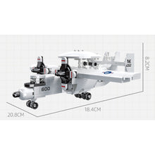 Load image into Gallery viewer, MOC Military Hawkeye E2 AWACS Xian Y-20 Transport Aircraft F-16 Fighting Falcon Air Plane Model Toy Building Block Brick Gift Kids DIY Set New Compatible Lego