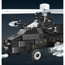 Load image into Gallery viewer, 262PCS MOC Military CAIC Z-10 Attack Helicopter Model Toy Building Block Brick Gift Kids DIY Set New Compatible Lego