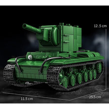 Load image into Gallery viewer, 1321PCS MOC Military KV-2 Heavy Tank Figure Model Toy Building Block Brick Gift Kids DIY Set New
