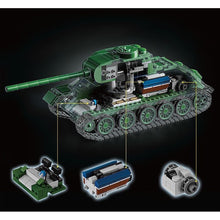 Load image into Gallery viewer, 1263PCS MOC Military T34-85 Medium Tank Figure Model Toy Building Block Brick Gift Kids DIY Set New 1:28 Compatible Lego